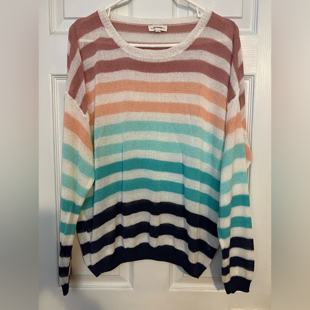Ribbon yarn 1XL sweater